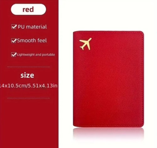 Faux Leather Passport Cover