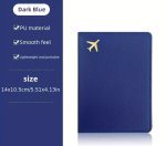 Faux Leather Passport Cover